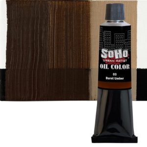 Soho 170ml Urban Artist Oil Color | Burnt Umber
