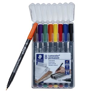 8pcs Staedtler Lumocolor Permanent Pen Set