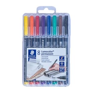 Steadtler Lumocolor Permanent Pen | 8pcs