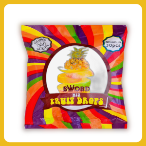 Sword Mix Fruit Drops 30 Pcs