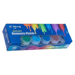 Yalong 12pcs Washable Tempera Paints