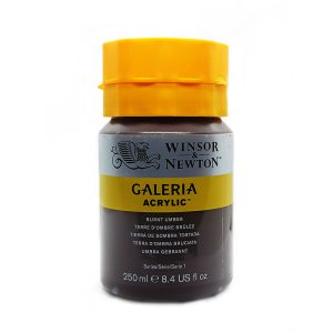 Winsor and Newton Galeria Acrylic Medium- Burnt Umber 250mll