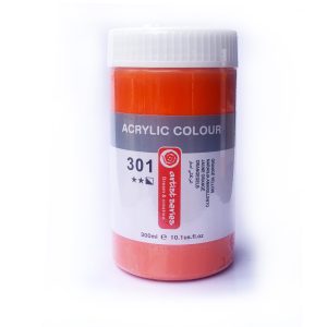 Shello Artist Series Acrylic Color? 300ml- Orange Yellow