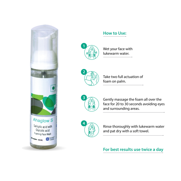 AHAGLOW S FOAMING Face Wash 100ml