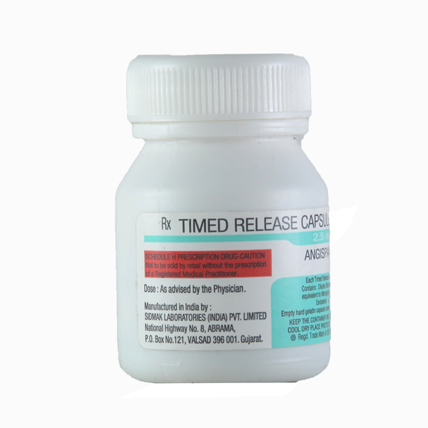 Angispan TR 2.5mg Capsule 25?S