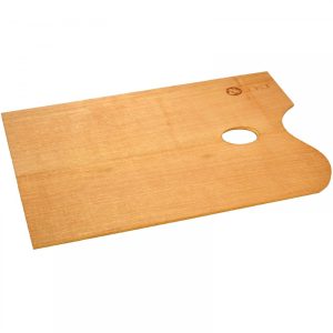 Rectangular Wooden Artist Palette
