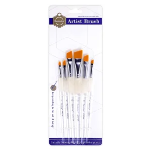 Keep smilling Angular Artist brush set of 6