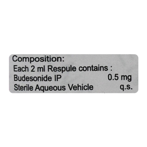 BUDOHALE 0.5 Respules 5X2ml