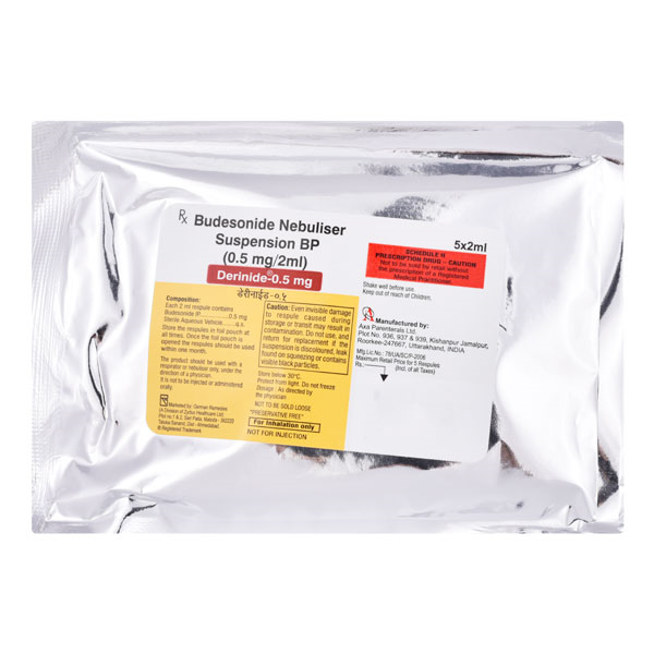 Derinide 0.5mg Respule 5X2ml