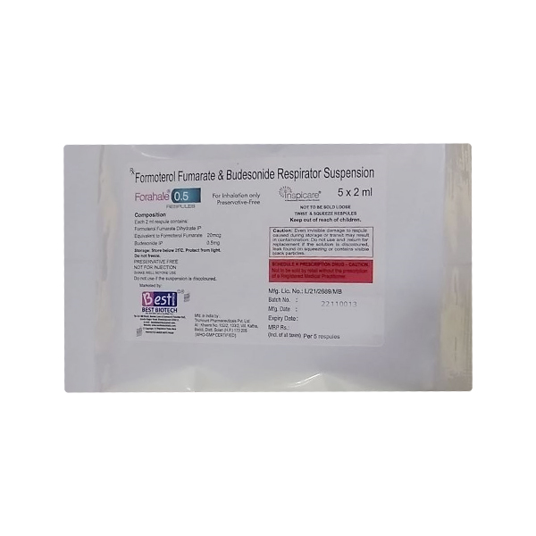 FORAHALE 0.5 Respules 5x2ml