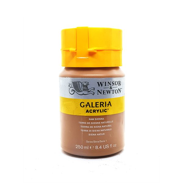 Winsor and Newton Galeria Acrylic Medium- Raw Sienna 250ml