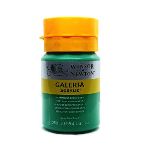 Winsor and Newton Galeria Acrylic Medium- Permanent Green Deep 250ml