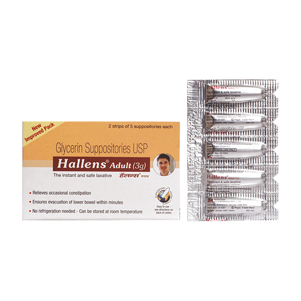 HALLENS ADULT (3G) Suppositories 5?s