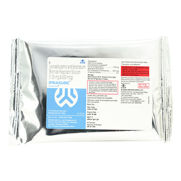 IPRASURE Pulmules 5X2.5ml