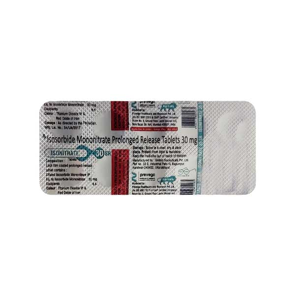 ISONITRATE 30 SR Tablet 10?s