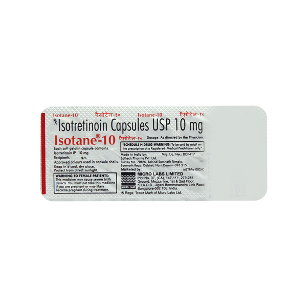 Isotane 10mg Capsule 10?S