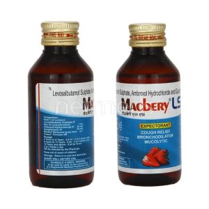 Macbery LS Sugar Free Strawberry Flavour Expectorant 100ml