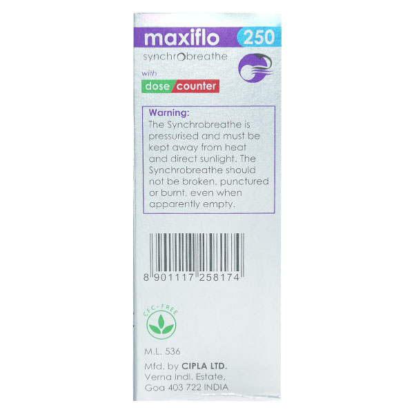 MAXIFLO 250 SYNCHROBREATHE Inhaler 1?s