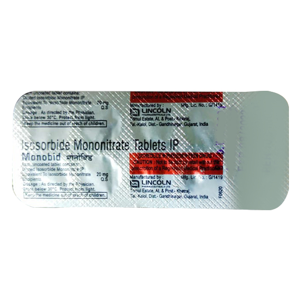 Monobid 20mg Tablet 10?S