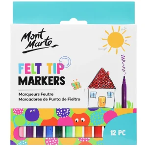 Mont Marte Abstract Felt Tip Marker | 12pcs