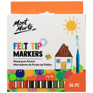Mont Marte Felt Tip Markers | 36pcs