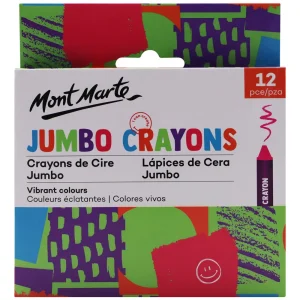 Mont Marte Jumbo Crayons | 12pc
