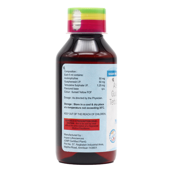 MUCIDAY SUGAR FREE HONEY RASPBERRY FLAVOUR Syrup 100ml