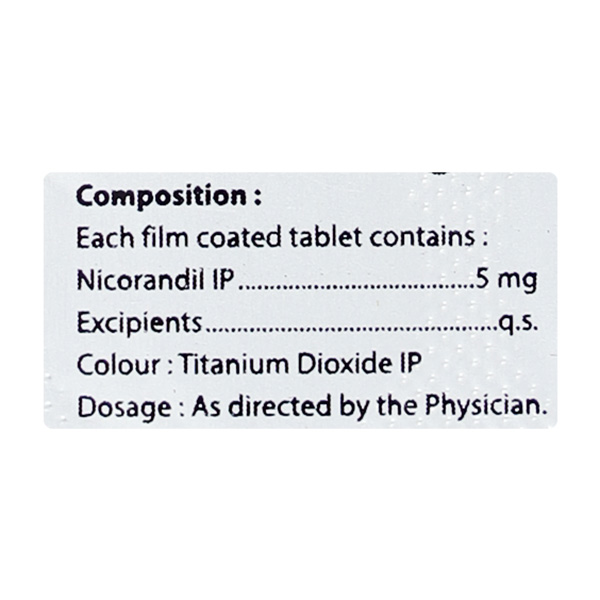 NICOREST 5mg Tablet 10?s