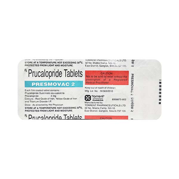 Presmovac 2mg Tablet 10?S