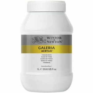 Winsor and Newton Galeria Acrylic Medium- Titanium White 1L