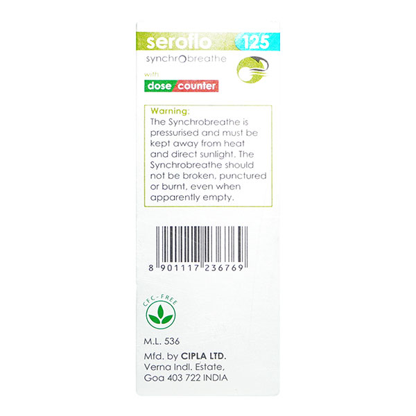 Seroflo 125 Synchrobreathe Inhaler 120Mdi