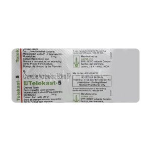 Telekast 5mg Chewable Tablet 10?S