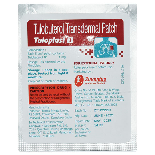 Tuloplast 1 Transdermal Patch 1?S