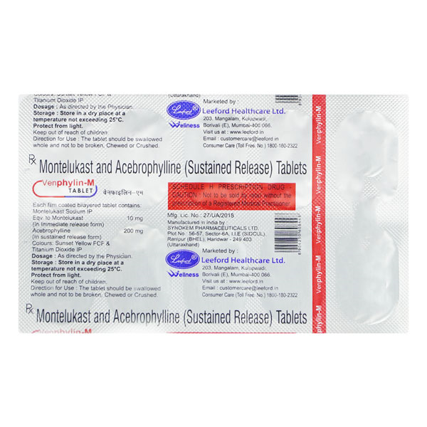 Venphylin M Tablet 10?S