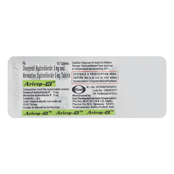 Aricep M Tablet 10?S