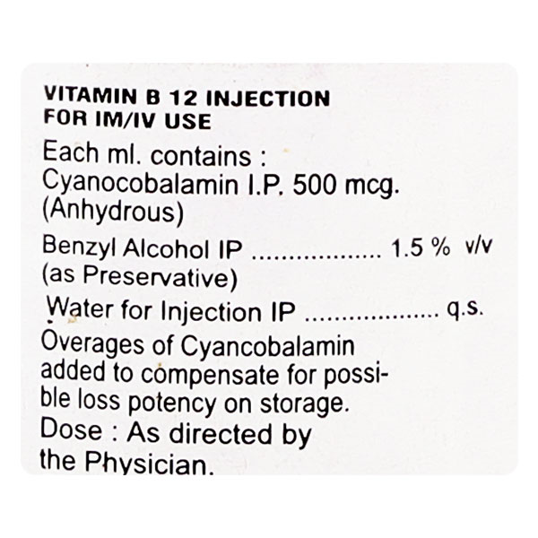 B VIT 12 Injection 30ml