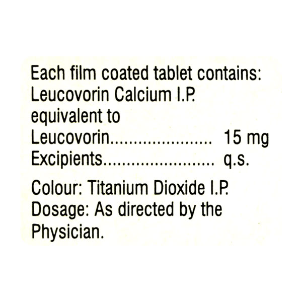 Biovorin 15mg Tablet 10?S