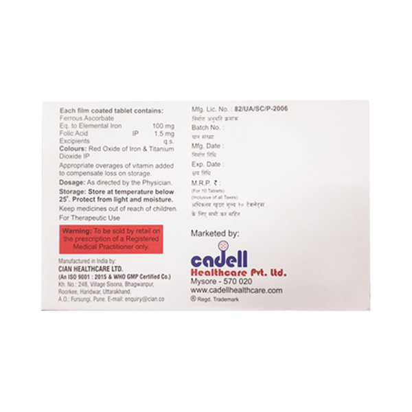 CADOFER XT Tablet 10?s