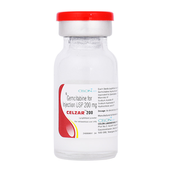 Celzar 200Mg Injection 1?s