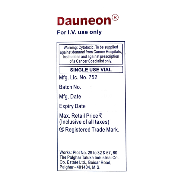 DAUNEON 20mg Injection 1?s