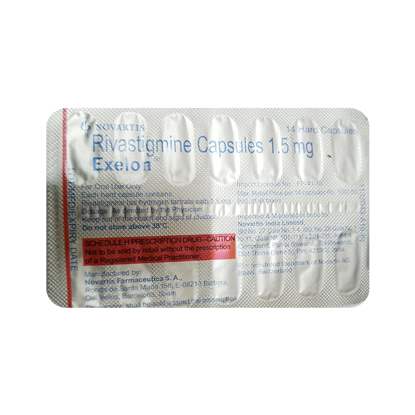 Exelon 1.5mg Capsule 14?S