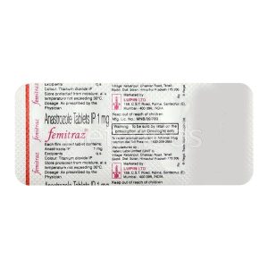 Femitraz 1mg Tablet 10?S