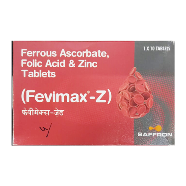 Fevimax Z Tablet 10?S