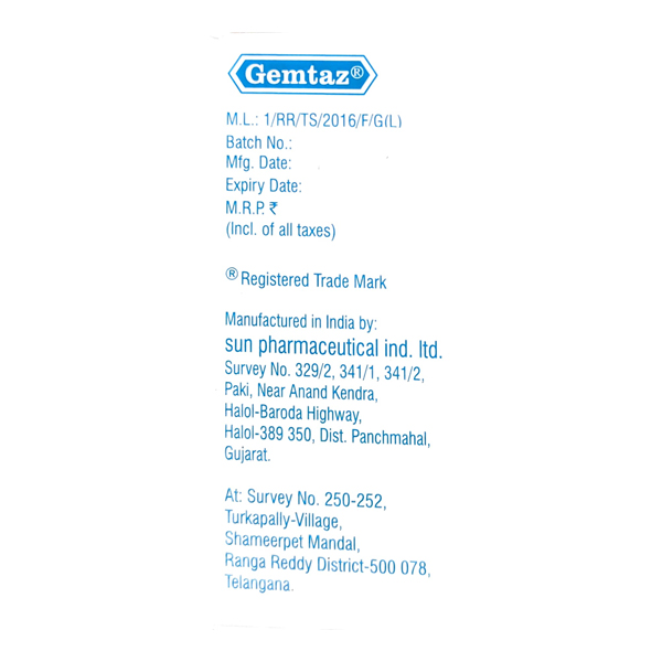 Gemtaz 200mg Injection 1?s