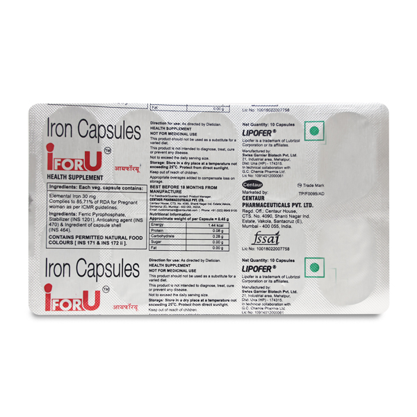 Iforu 30mg Capsule 10?S