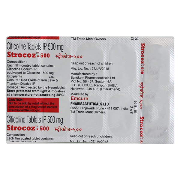 Strocoz 500mg Tablet 10?S