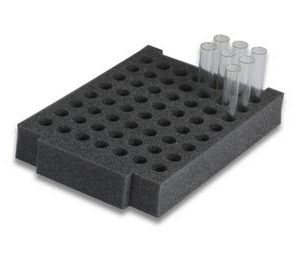 Gratnell Tray Insert, Foam, 56 Test Tubes (PK6)