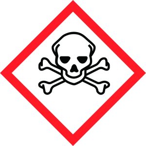 Hazard Warning Tape: Toxic, GHS06