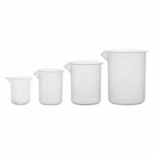 Beaker, Polypropylene, Set of 4 (25/50/100/250ml)