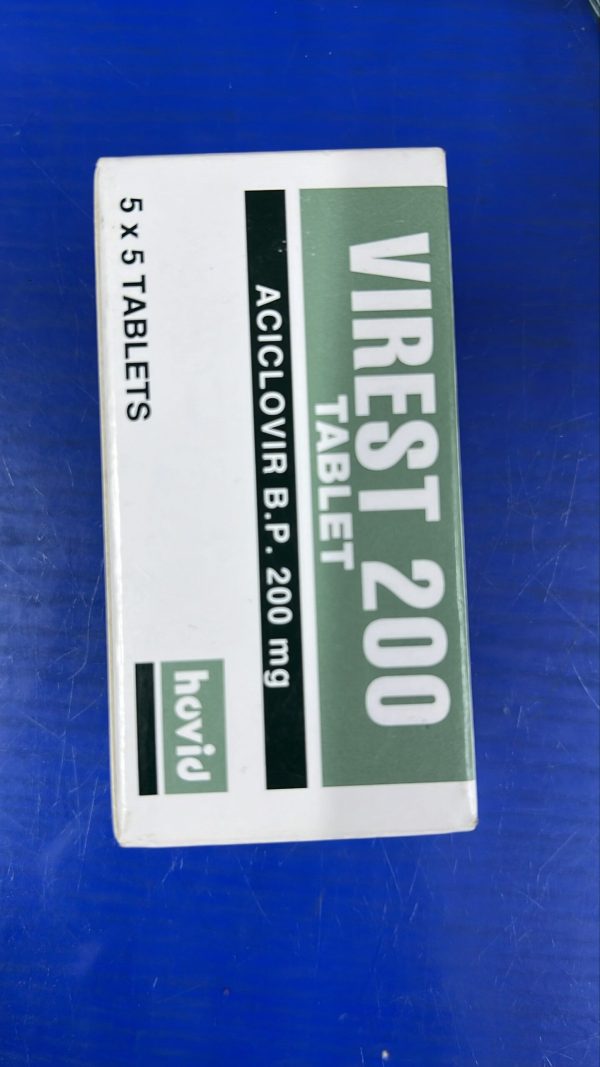VIREST 200MG  (ACYCLOVIR 200MG) PER SACHET